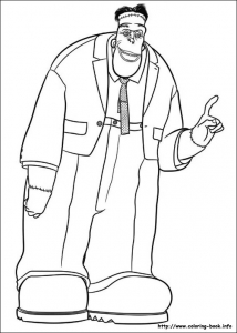 Dibujo Gratuito De Hotel Transilvania Para Imprimir Y Colorear