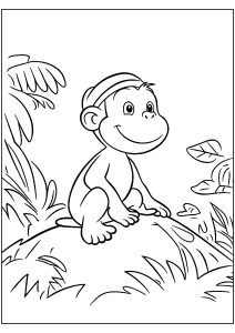 Dibujos Para Colorear De Jorge El Curioso Gratis Para Niños