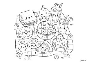 Picnic de sabores alegres
