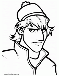 Dibujo De Kristoff De Frozen Para Imprimir Y Colorear