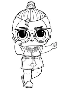 Muñeca Lol Con Bonitas Gafas