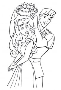 Dibujo Gratuito De La La Bella Durmientet Para Descargar Y Colorear