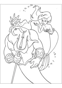 Ariel Y El Rey Tritón