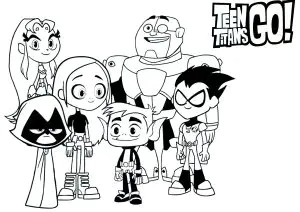 Jóvenes Titanes Todos Juntos, Listos Para La Acción