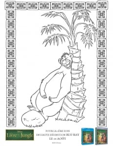 Image of El Libro de la selva para imprimir y colorear