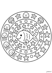 Mandala marino alegre