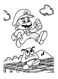 Dibujos Para Colorear De Mario Bros Gratis