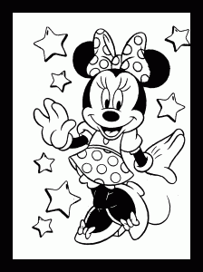 ¡estrellas Alrededor De La Estrella Minnie Mouse!