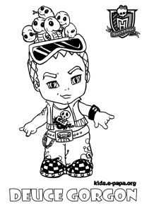 Dibujos Para Colorear De Monster High Para Imprimir