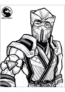 Dibujos Para Colorear Gratis De Mortal Kombat Para Descargar