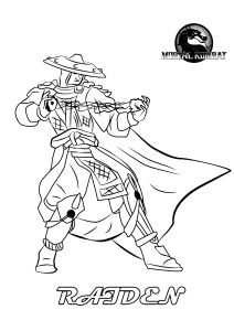 Dibujos Para Colorear Gratis De Mortal Kombat Para Descargar