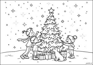 Dibujos para colorear gratis de navidad para descargar