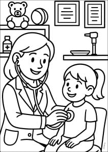Dibujos para colorear gratis de oficios para descargar