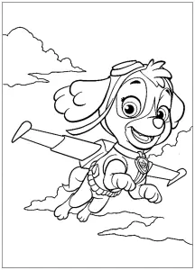 Paw Patrol, Patrulla De Cachorros : Stella En Vol