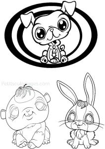 Páginas Para Colorear De La Tienda De Animales Para Niños
