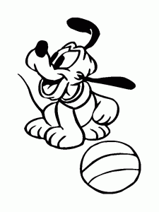 Dibujo Gratis De Plutón Para Imprimir Y Colorear