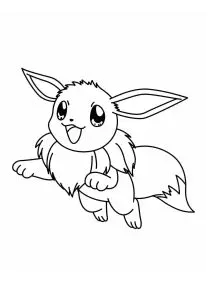 Evoli : Colorear Para Niños