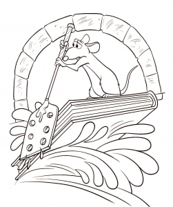 Páginas para colorear imprimibles de Ratatouille