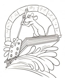 Páginas Para Colorear Imprimibles De Ratatouille