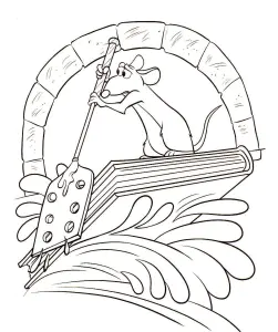 Páginas Para Colorear Imprimibles De Ratatouille