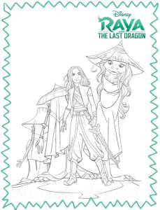Raya y el dragón disfrazado