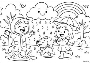 Diversiones bajo la lluvia