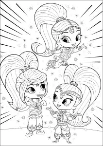 Personajes De Shimmer And Shine
