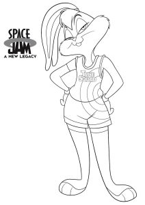 Dibujos Para Colorear De Space Jam Para Descargar