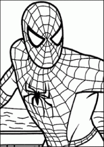 Páginas Para Colorear De Spiderman Para Niños