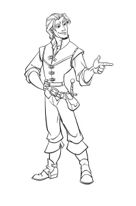 Dibujos Para Colorear Gratis De Tangled Rapunzel Para Descargar