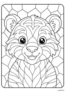 Dibujos para colorear gratis de tigres para imprimir