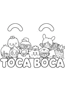 TOCA BOCA personalidades y logotipo