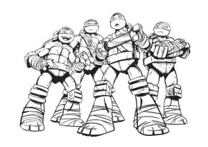Tortugas ninja estilo moderno