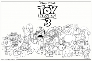 Páginas Para Colorear Gratis De Toy Story