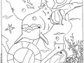 Dibujos Para Colorear De Vacaciones En La Playa Para Imprimir