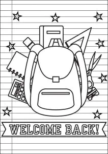 Mochila Escolar Y Texto 