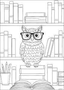 Dibujos para colorear gratis para niños de vuelta al cole