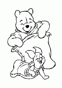 Winnie the Pooh páginas para colorear para imprimir