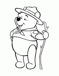 Winnie the Pooh páginas para colorear para imprimir