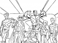 Páginas para colorear de X Men para imprimir gratis