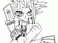 Dibujo de Yu gi oh para imprimir y colorear