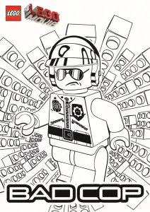 Image De Bad Cop A Grande Aventura De Lego à Colorier