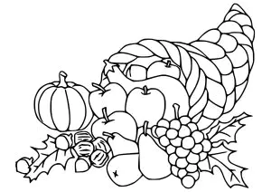 Corne D'abondance De La Ação De Graças  Thanksgiving 