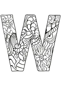 Desenhos Simples Para Crianças Para Colorir De Alfabeto