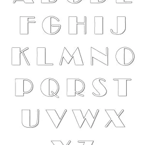 Dibujos Para Colorear Gratis De Alfabeto Para Descargar