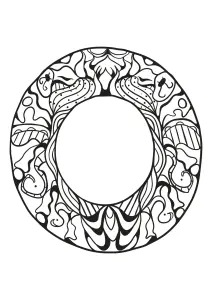Simple Dibujos Para Niños Para Colorear De Alfabeto
