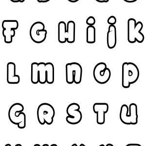 Dibujos para colorear gratis de alfabeto para descargar