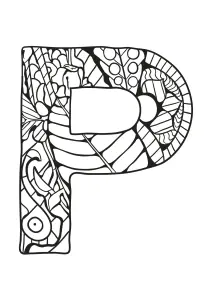 Dibujos Para Colorear De Alfabeto Para Descargar