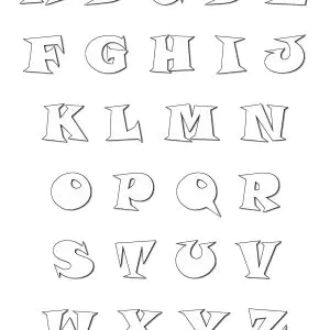 Dibujos Para Colorear De Alfabeto Para Niños