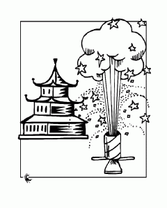 Coloriage de Ano Novo Chinês pour enfants